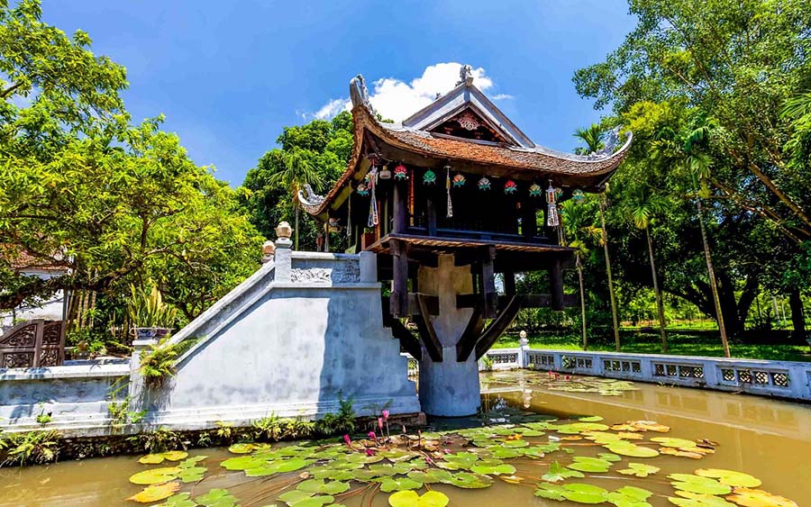 Hanoi 1 Day Itinerary - one pillar temple in hanoi